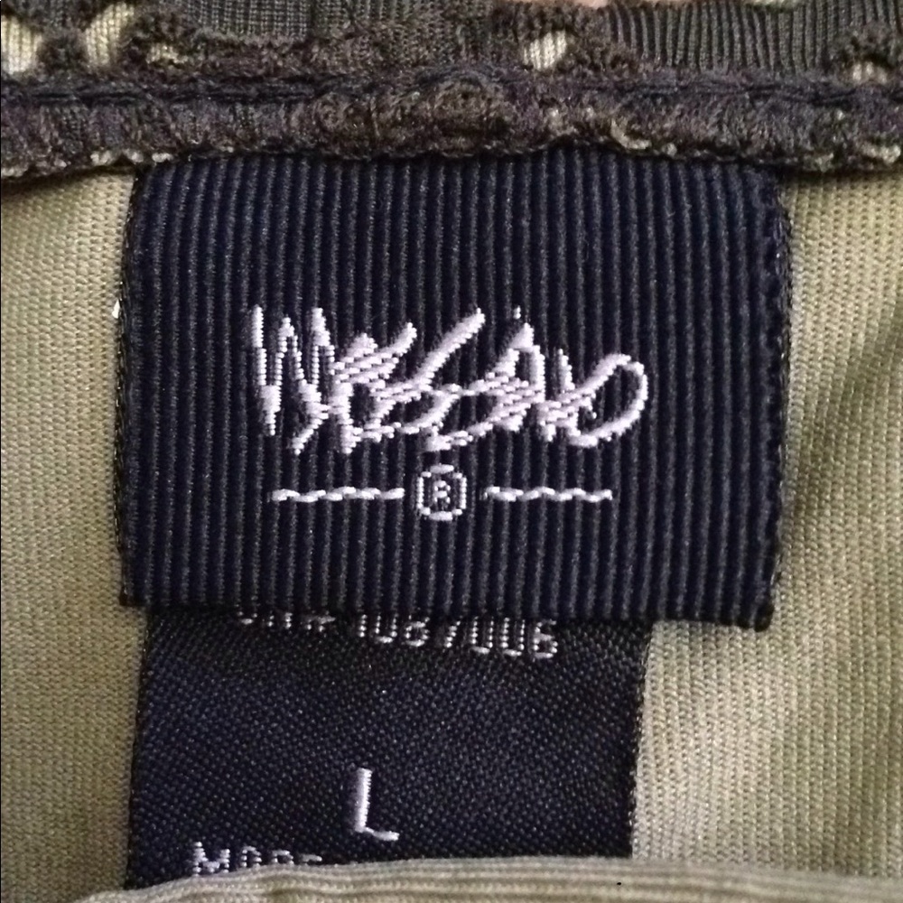 Mossimo 2pc olive green detailed bathing suit - Picture 3 of 4